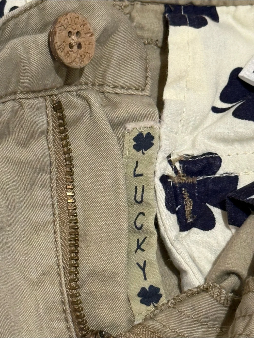 Lucky Brand Kids Cargo Shorts in Khaki Green